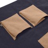 Two-tone work apron - heavyweight cotton canvas with multiple pockets