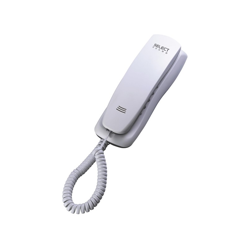 Select Sound | Teléfono Alámbrico Compacto para Montar en Pared