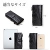 GOFELT Men's Bi-Fold Wallet, Genuine Leather, Cowhide Leather, Coin Purse,