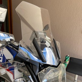 Midimttop Motorcycle Windscreen Cover fit for R1200GS LC R 1200 GS ADV R1250GS Accessories 2018 2019 2020 2021 2022 2023 Windshield Windproof Protector Flyscreen Front Fairing Wind Deflector (Clear)