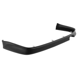 IKON MOTORSPORTS Rear Bumper Lip, Compatible with 1997-2001 Honda Prelude, WW Style Polyurethane PU Unpainted Black Rear Lower Spoiler Air Dam Chin Valance Splitter