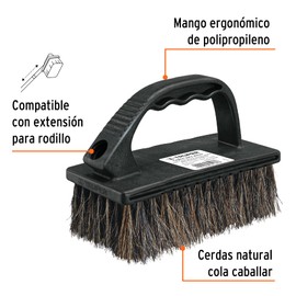 Truper CEPP-50, Cepillo para pintor, 7 x 14 pinceles, 40 / 60