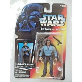 Kenner Lando Calrissian w/Heavy Rifle Blaster Power of Force 2 MOC Collection 1 Empire