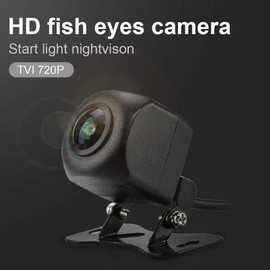 Backup Camera, Ip68 Waterproof Rear View Reversing Camera 180°Wide Angle Night Vision for SUV Rv Pickup for Car Vehicle