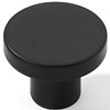 khtumeware 10 Pack Cabinet Knobs Black Kitchen Cabinet Knobs Round