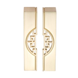 Mgoodoo 2PCS Cabinet Pulls Cupboard Door Handles,96mm New Chinese Style Closet TV Cabinet Pull Cabinet Hardware，Zinc Alloy Kitchen Cabinet Door Drawer Wardrobe Handles