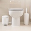 Addis 518503 Premium Deluxe Bathroom Pedal Bin with inner, 3.5