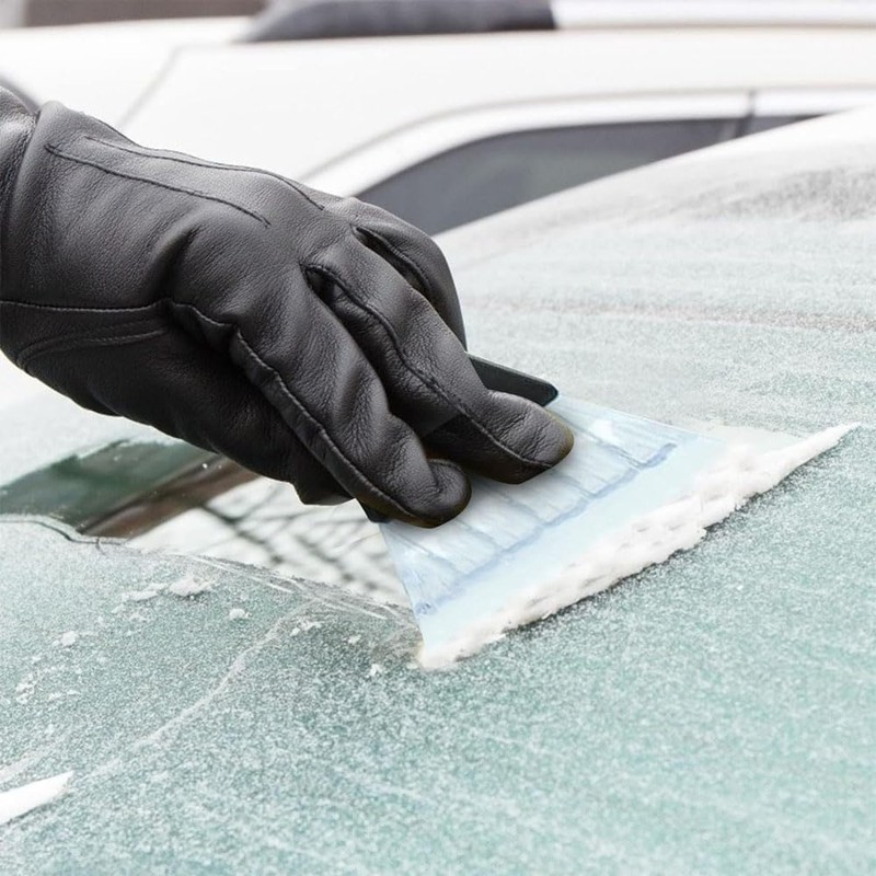 Primes DIY Black Soft Grip Ice Remover Scraper for Car