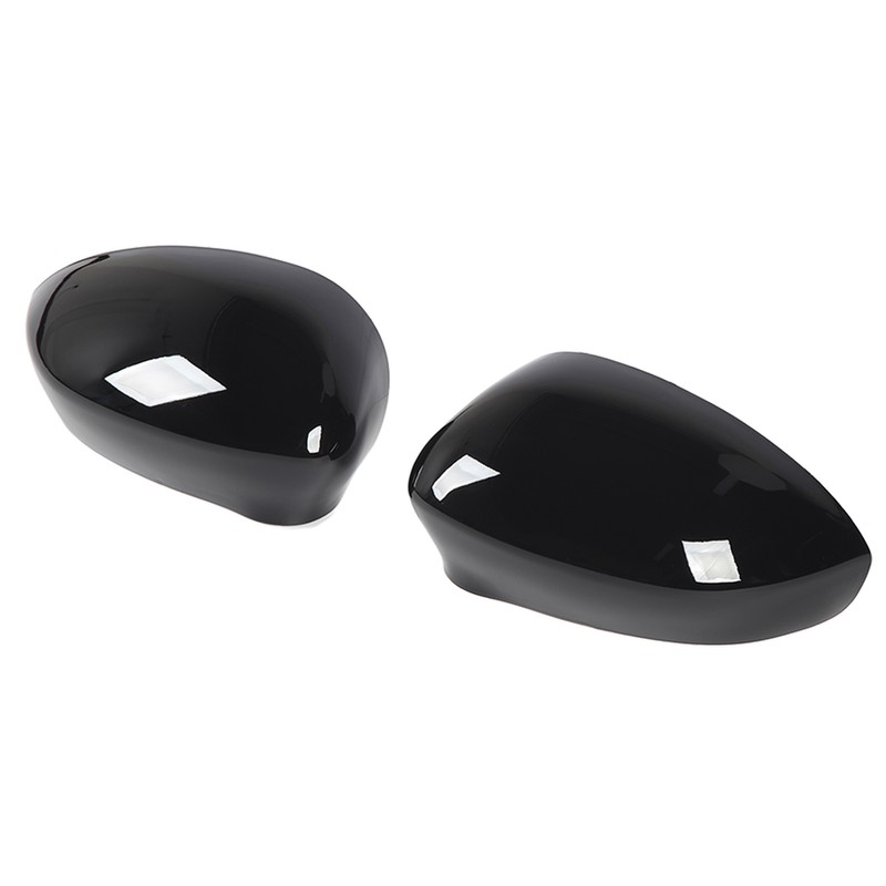 2 Pcs Door Side Rearview Mirror Cover Cap Left Right