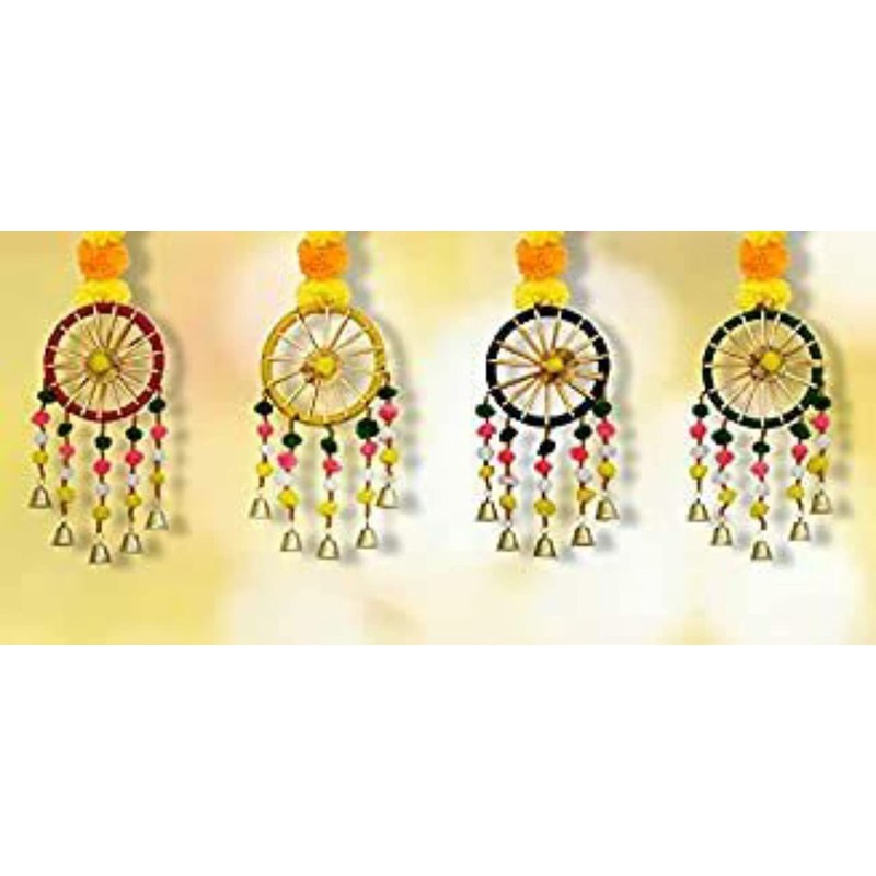 3A Featuretail 2 Feet Artificial Yellow Marigold Flowers String with