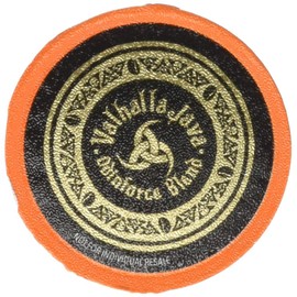 Valhalla Java Single Serve Coffee Pods for Keurig / K Cup Style 2.0 Brewers, Fair Trade and Organic (10 Count)