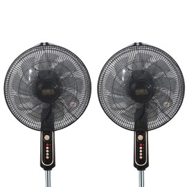 RICISUNG Fan Cover, Set of 2, Fan Safety Cover, Blade Diameter 15.7 - 19.7 inches (40 - 50 cm), Fastens with String Type Fan Cover, For Home, Commercial Use, Kids, Prevents Scissors of Fingers