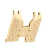 Brass Chassis Gearbox Skid Plate Transmission Mount for Axial 1/18