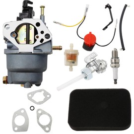 0J58620157 Carburetor w/Air Filter Tune Up Kit Replacement for Generac GP5000 GP5500 GP6500 GP6500E GP7500E 389cc 8125W 188F 190F 0G8442A111