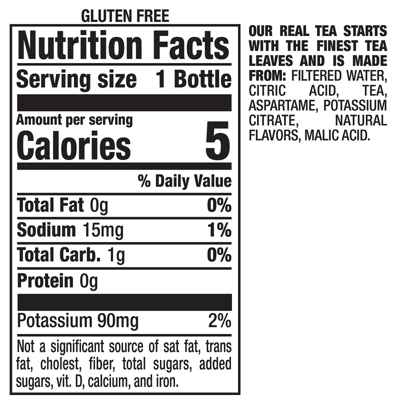 Snapple Zero Sugar Raspberry Tea, 16 fl oz recycled plastic