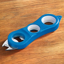 3 PAGEN® Lid Opener 4-in-1 - Multi Opener for Various Clasps - Easy Opening of e.g. Ring Clasps, Bottle Caps or Screw Caps - Robust and Durable - Multifunctional