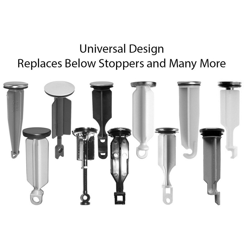 PF WaterWorks HairFREE Universal Never Clog Pop-Up Stopper (Cap Diameter