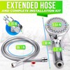 5-Mode Handheld Shower Head with Hose 4.9 Ft - Shower