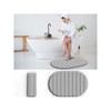 Mpupmiao Foldable Stone Bath Mat - Super Absorbent Diatomaceous Earth