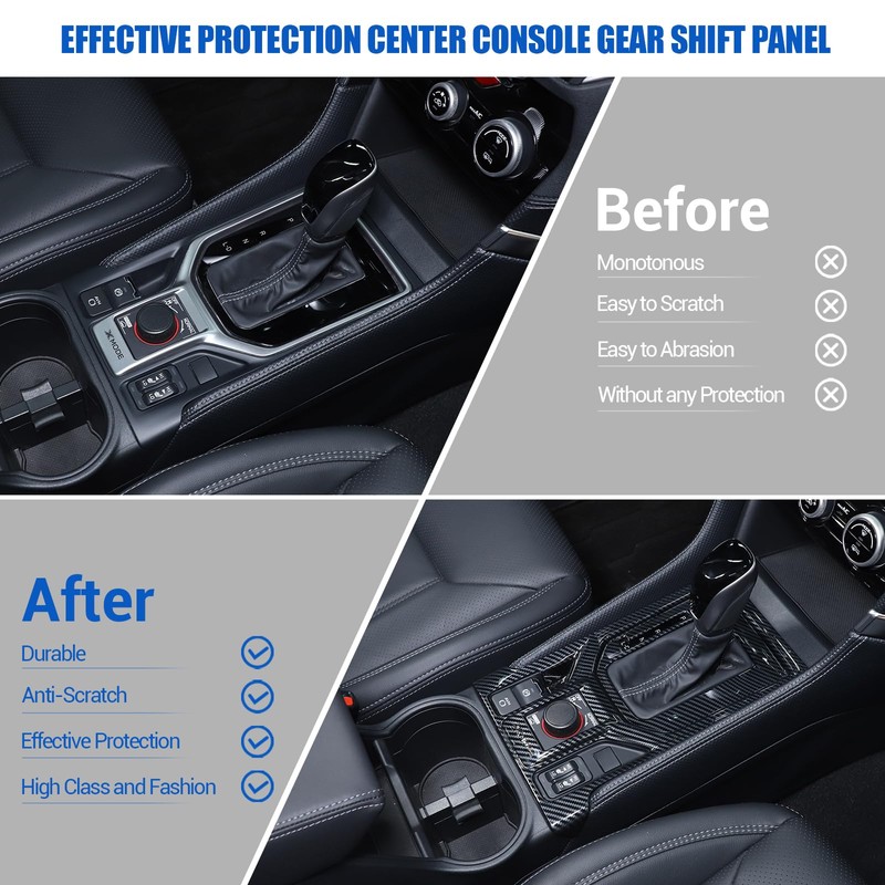 Central Control Gear Shift Panel Trim Cover Compatible with Subaru