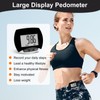 Portable Pedometer Step Counter Accurately Track Steps, 3D Sports Pedometer