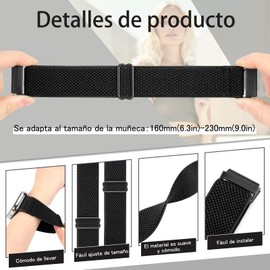 Huamanlou Correa de Nylon Compatible con Redmi watch 3 active, Reemplazo Deportivo elástico cómodo y Transpirable Ajustable Solo Compatible con Redmi Watch 3 active