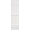 Ekena Millwork Lifetime Vinyl LJ4S14X05500WH Standard Four Board Joined, Board-n-Batten