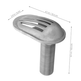 Kisangel Stainless Steel Floor Drain Ship Drainage Filter Yacht Floor Filter Boat Drainage Simple Maintenance