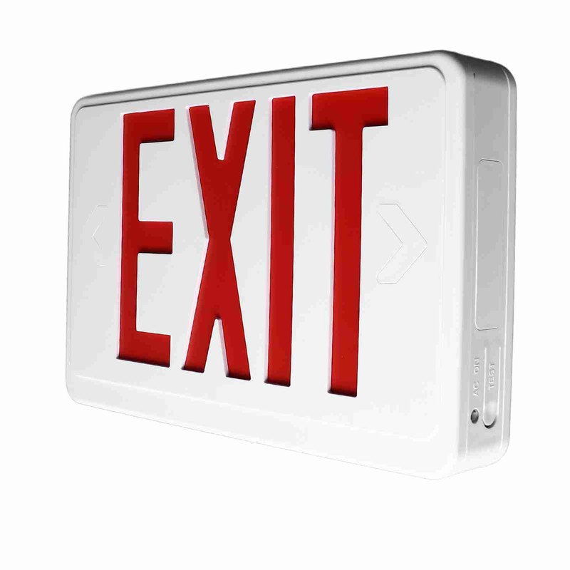 LED Emergency Exit Sign Professional IP30 Protection Grade Long Lasting