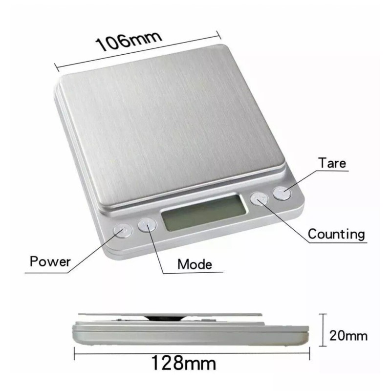 MagicTek Digital Scale 2000g x 0.1g Jewelry Gold Silver Coin