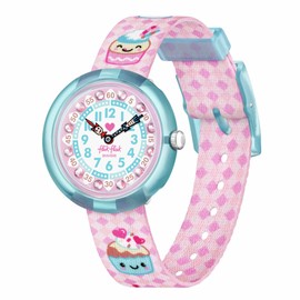 Flik Flak Unisex Kids Watch Casual Pink Bio-sourced Quartz Bake it up