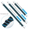 MOLADRI Heavy Duty Adjustable Bungee Cords with Double Hooks Set,80"