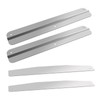 24" Stainless Steel Mud Flap Weights Pair Weight w/Backing Plate