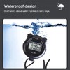 Digital Sports Stopwatch Handheld Shockproof Waterproof Stopwatch with LCD Display