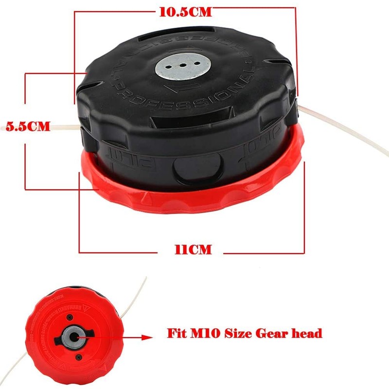 FUMHEUF Universal fit trimmer head weed eater bump feed no-disassembly
