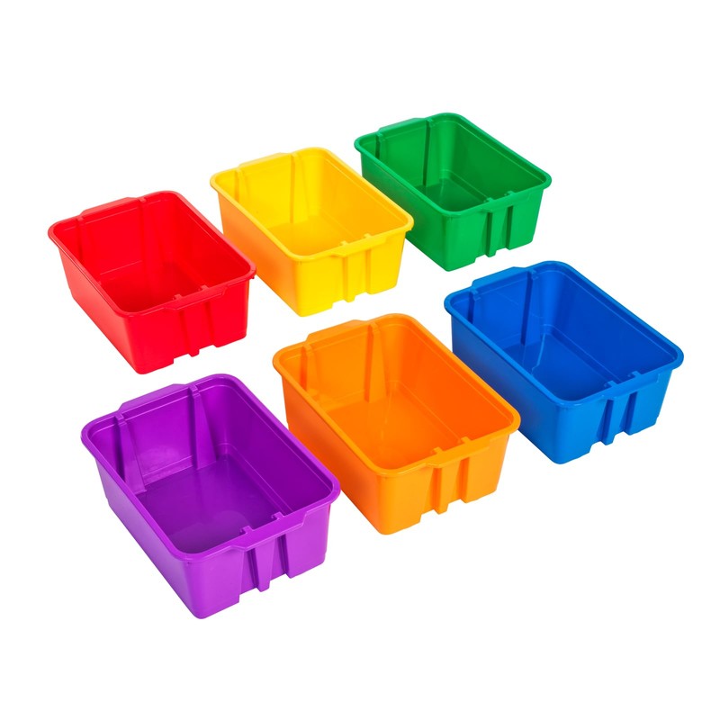 Really Good Stuff - Classroom Stacking Bins - Set of