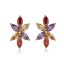 KRUCKEL Nature, essence of life, origin of lives, natural, genius, glorious pure, quiet silence, peaceful, worry-free, everything is fine earrings made with Zirconia – 7071088