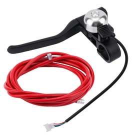 Brake Handle Lever with Brake Cable & Bell, Electric Scooter Replacement Parts Compatible with Gotrax GXL V2/Apex Pro XL/Rival/XR Elite/XR Ultra