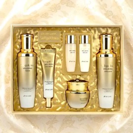 Seolgyeohwa 수분보습 3W클리닉 설국화 웰빙 한방 스킨 로션 화장품 4종 세트 수분공급 Moisturizing 3W Clinic Snow Lotus Wellbeing Korean Skincare Lotion Set 4 Item Hydration Supply