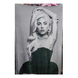 CUPRISHDIKALUR STORE Frazada Cobija Artista Lady Gaga Individual Ultra Suave
