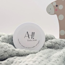 AH! Baby Bum, Soothing Non Toxic, Healing Nappy Cream for Babies & Toddlers / Natural Barrier Cream with 100% Organic Grass Fed Tallow, Calendula & Zinc / Nourishing Protection for Sensitive, Red Delicate skin / 50g