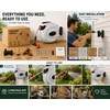 SucceBuy Retractable Garden Hose Reel 180° Swivel Bracket Wall-Mounted with