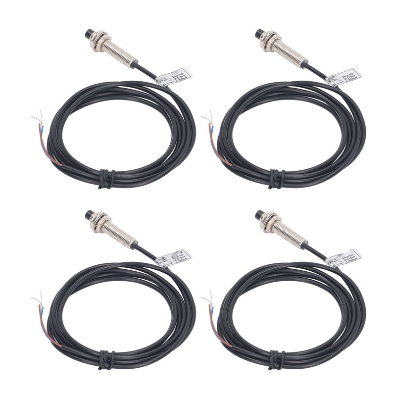 4 Sets 8mm Proximity Sensor Inductive Proximity Switch NPN 2