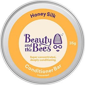 Honey Silk Solid Conditioner Bar for Shiny Healthy Hair | Untangles and Softens Hair | Eco Friendly Hair Care by Beauty and the Bees
