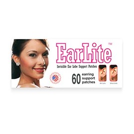 EarLite 60 Parches Invisibles de Soporte para Lóbulos