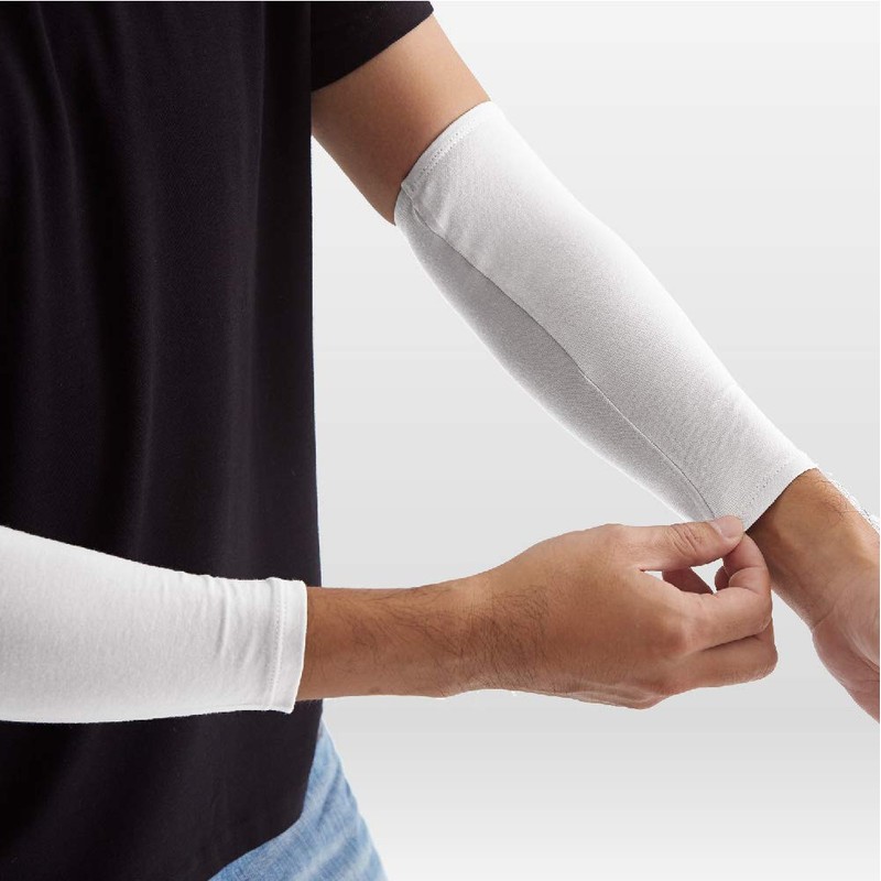 Edenswear Zinc-Infused Elbow Sleeve for Adults with Eczema (XL)