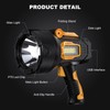 MIXILIN Rechargeable Spotlight 90,000 Lumens, Super Bright LED Spotlight Flashlight