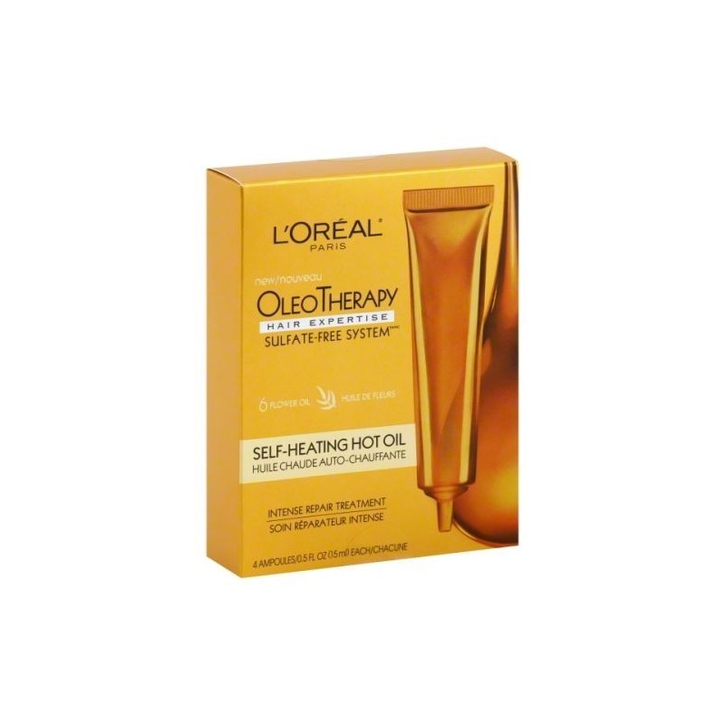 L'Oréal L'oreal OleoTherapy Self Heating Hot Oil 4 Tubes (YOU
