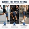 Flat-Knit Knee Brace for Knee Pain Women & Men,Patellar &