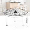 Acrylic Shower Bench - Perfect Corner Shower Stool, Ideal Shower